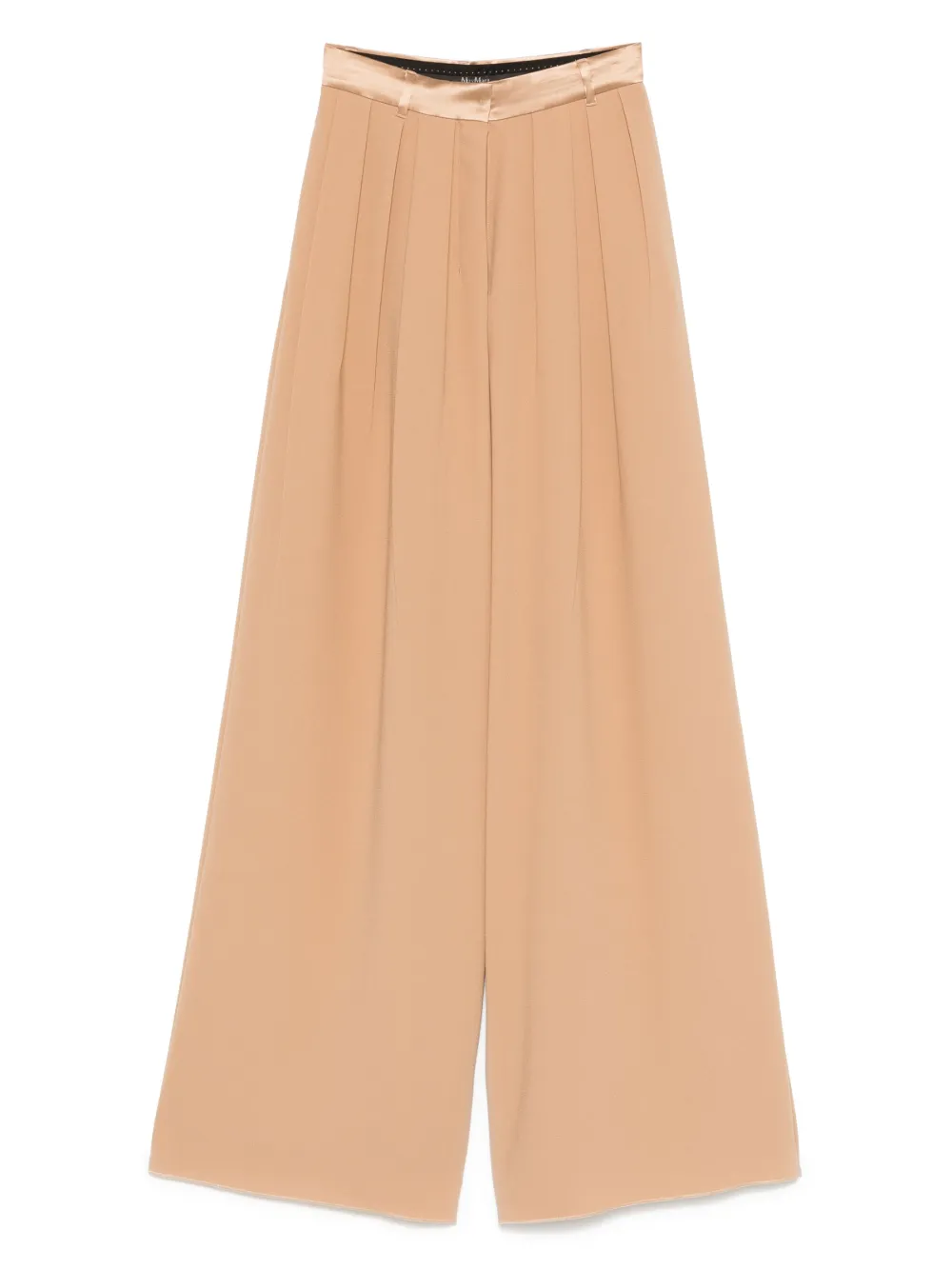 

Брюки с завышенной талией MAX MARA, коричневый