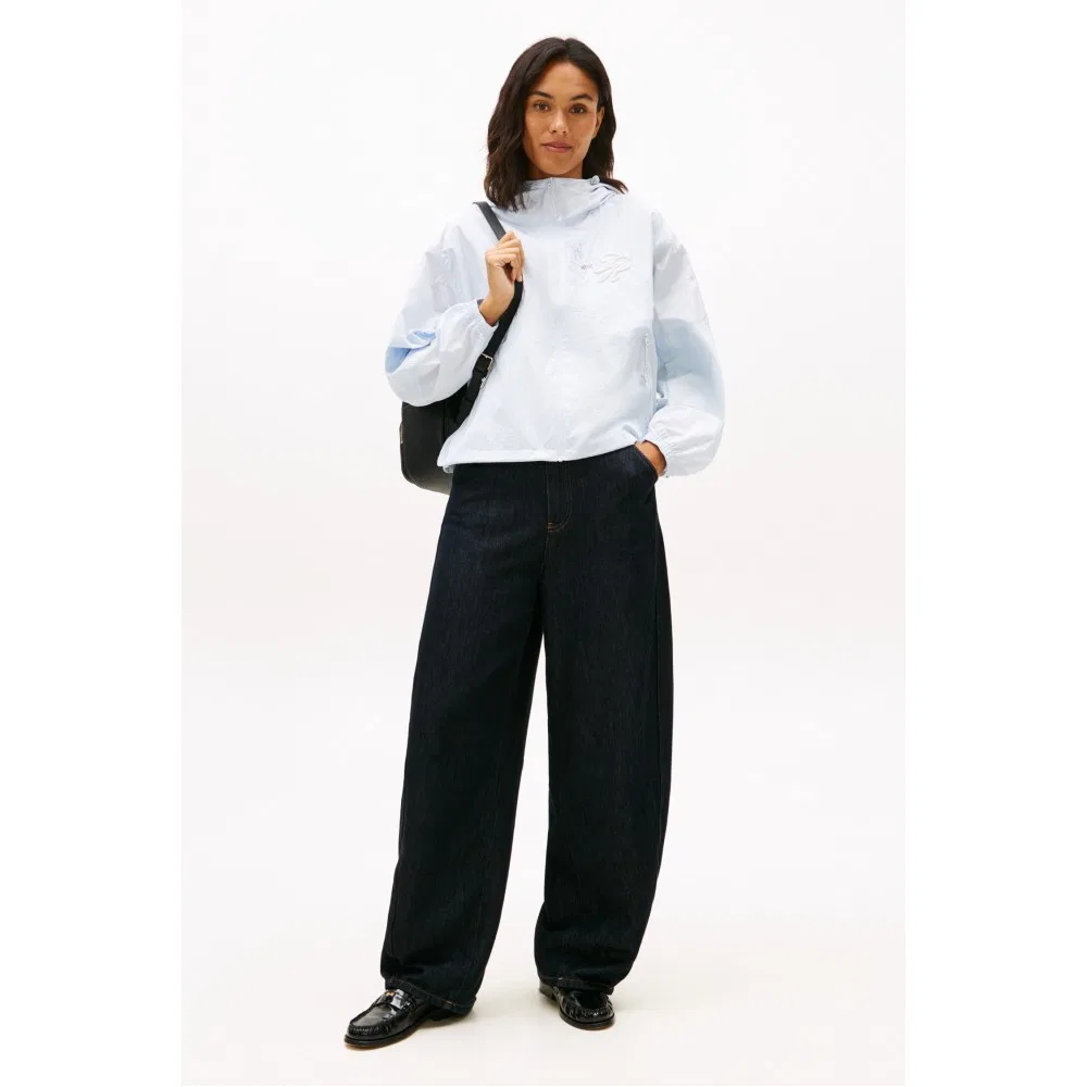 Женская ветровка рипстоп небесно-голубая от Tommy Hilfiger Women — фото 2