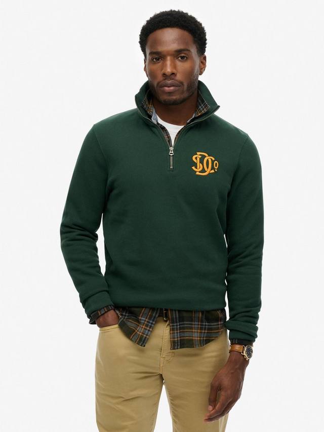 

Неоновый полузастегивающийся спортивный топ Superdry, Enamel Green