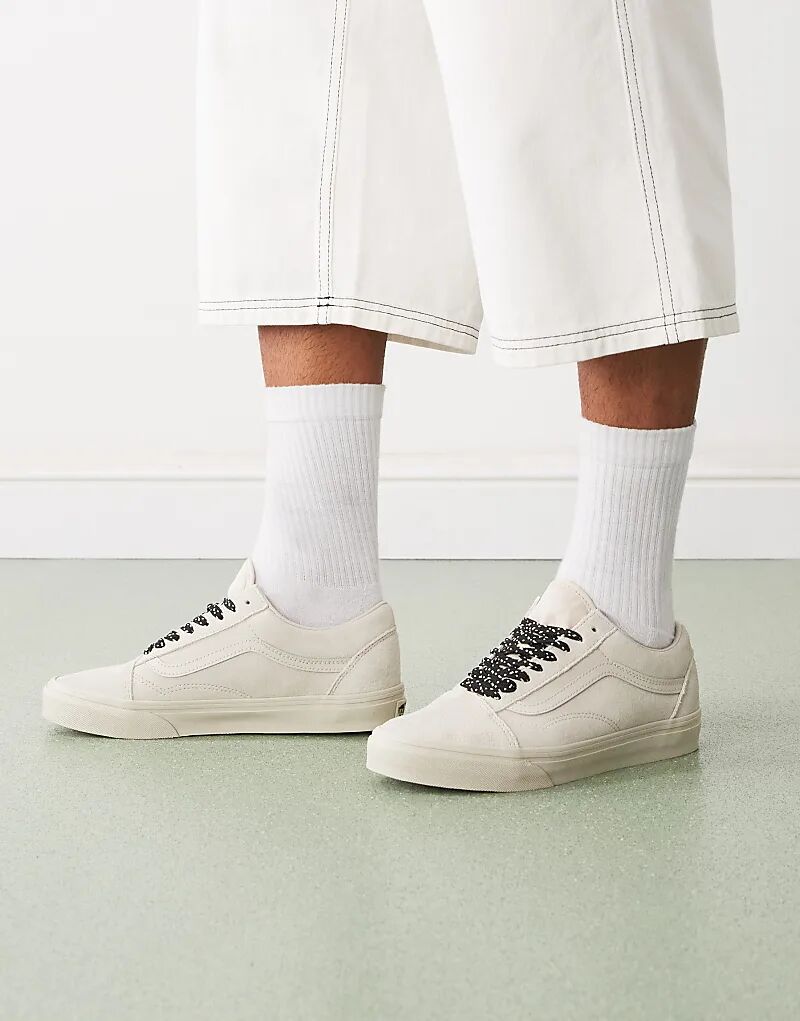Кроссовки Vans Old skool в серо-коричневом цвете