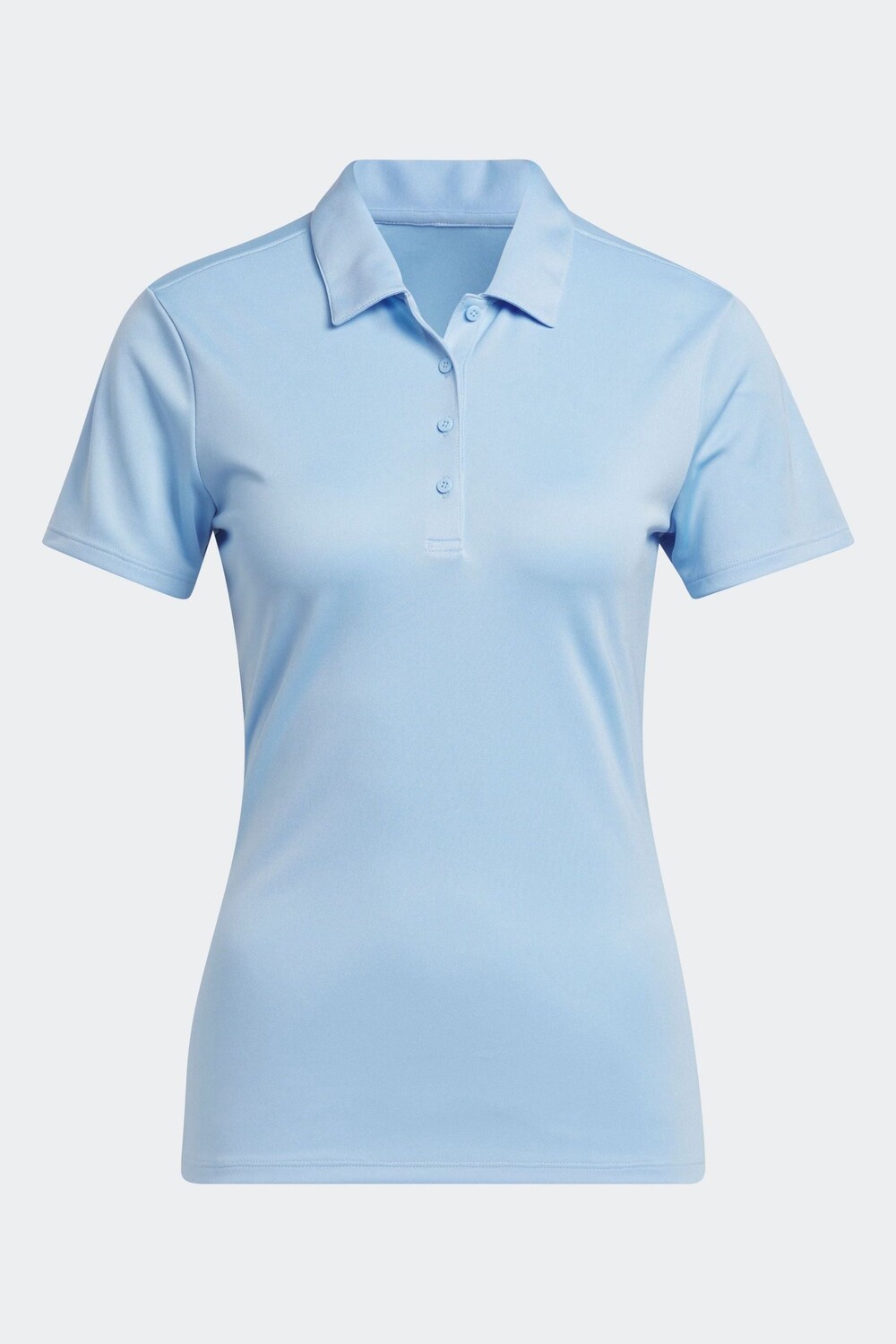 Однотонная женская рубашка-поло с короткими рукавами Adidas Golf, синий — фото 4