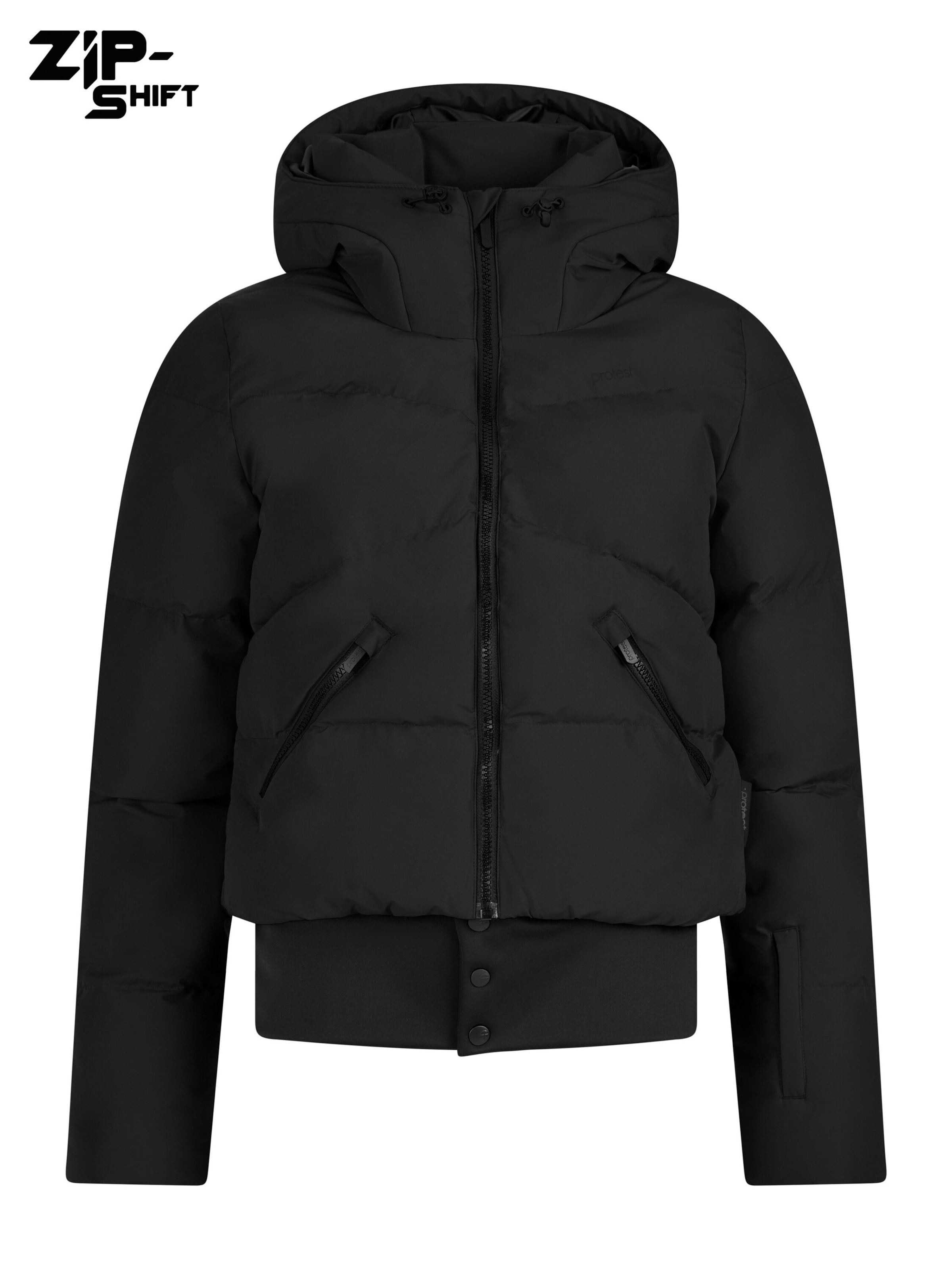 

PROTEST Спортивная куртка 'PRTPreppy' в черном дениме