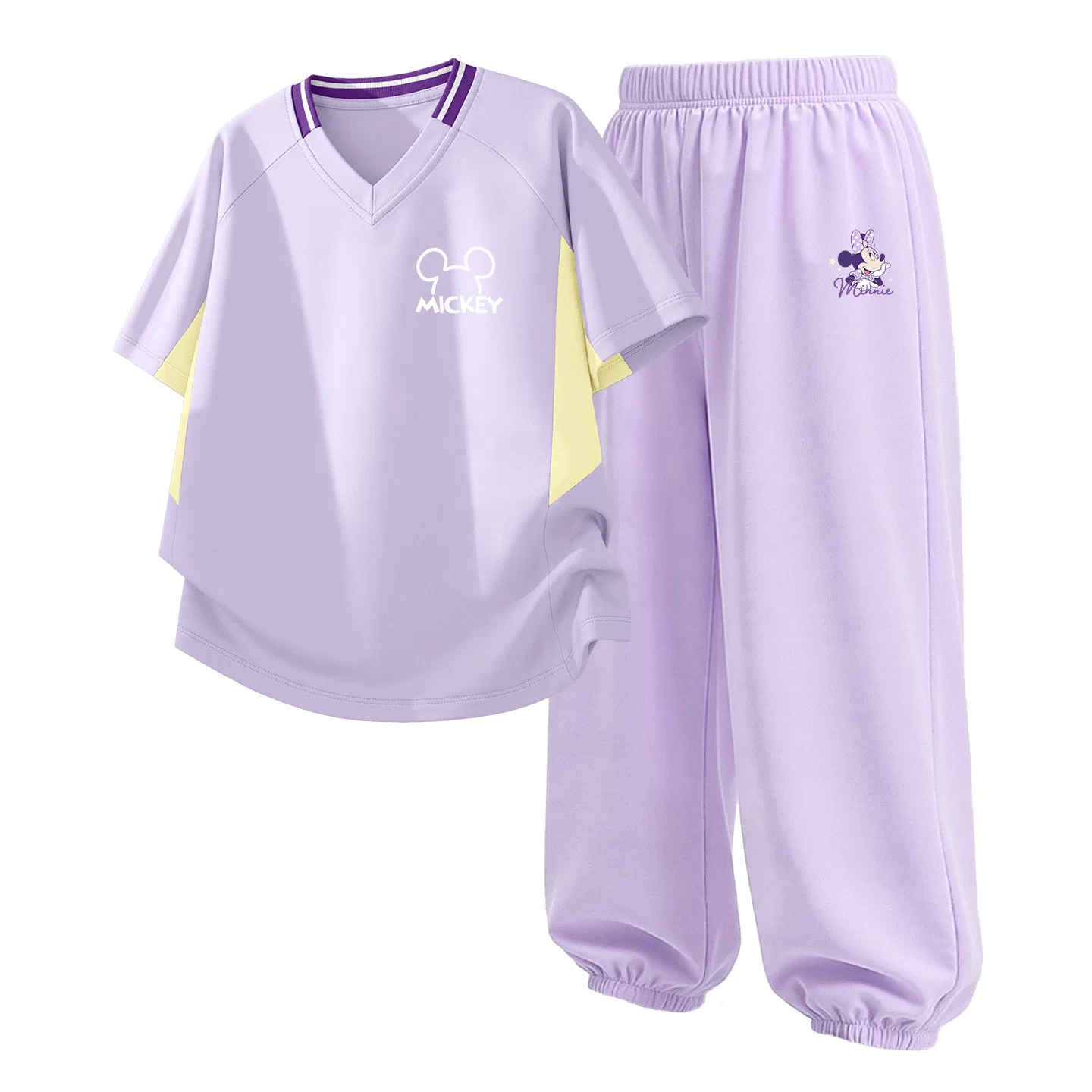 Детский спортивный костюм Casual Sportswear 2 Piece Set Disney, Thick Board Di Line K Purple+Di Thinking K Taro Purple