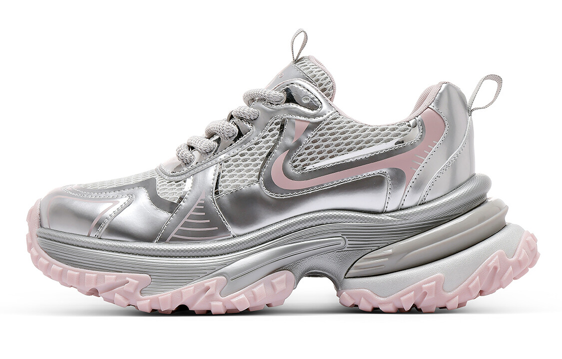 

Кроссовки C°BANNER Chunky Sneakers Women's Low-top Silver/Pink, розовый