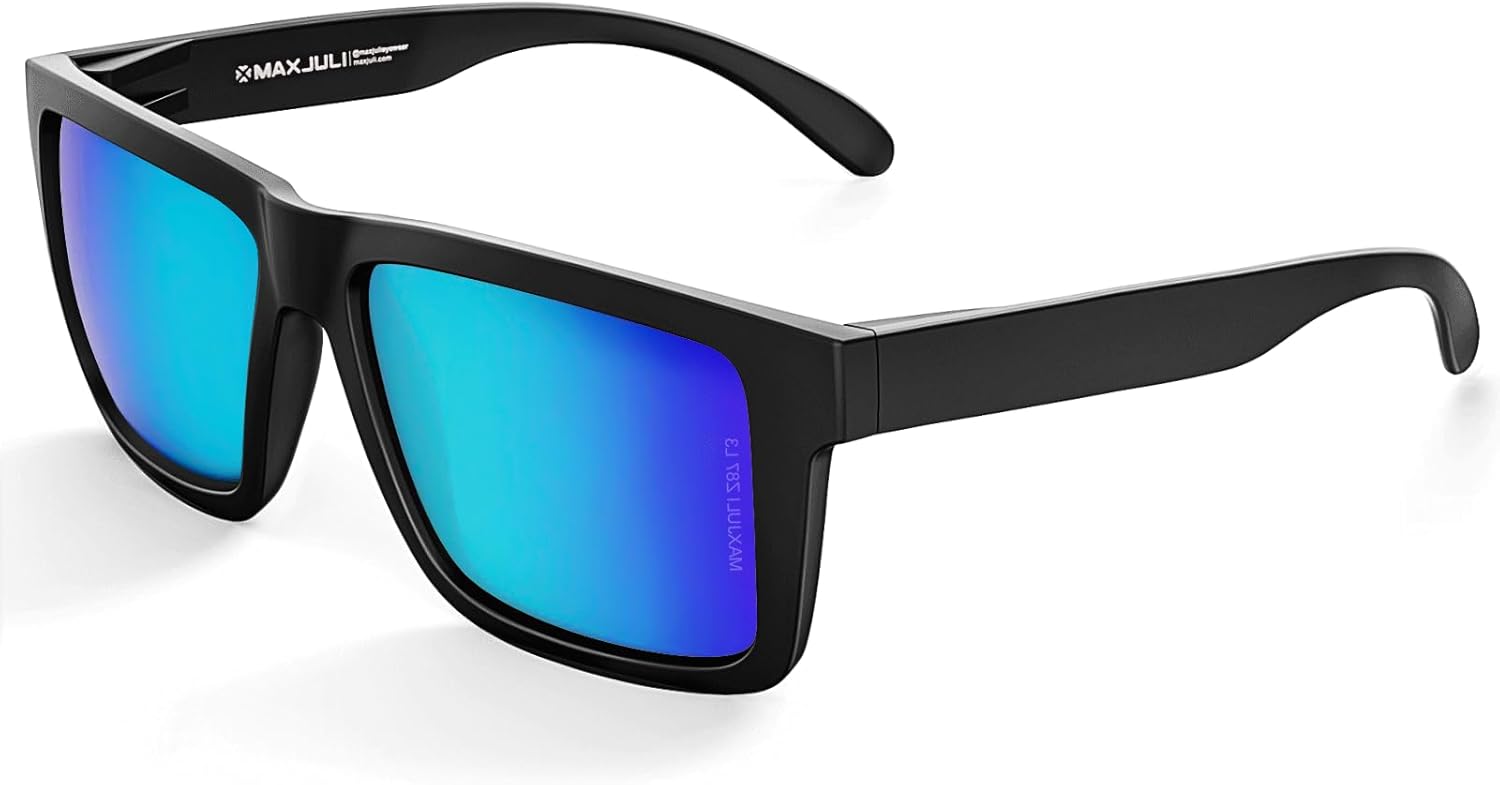 

Солнцезащитные очки MAXJULI XXL размера, двойной размер Extra Large, модель Z87, для мужчин с большой широкой головой, материал TR90, сверхлегкие, защита от УФ-излучения UV400, артикул 8228, Matte Black Frame