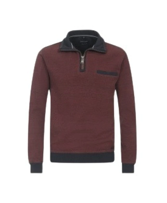 

Толстовка с застежкой-молнией по всей длине Casa Moda, красный