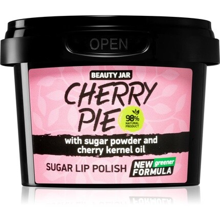 

BEAUTY JAR Cherry Pie Смягчающий сахарный скраб для губ 120г