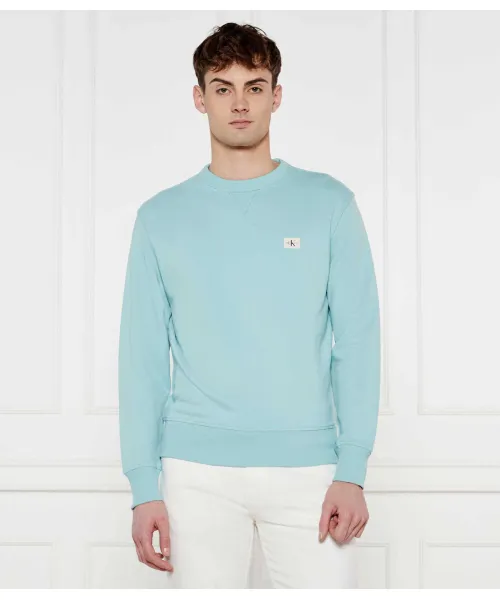 

Толстовка Regular fit Calvin Klein Jeans, голубой
