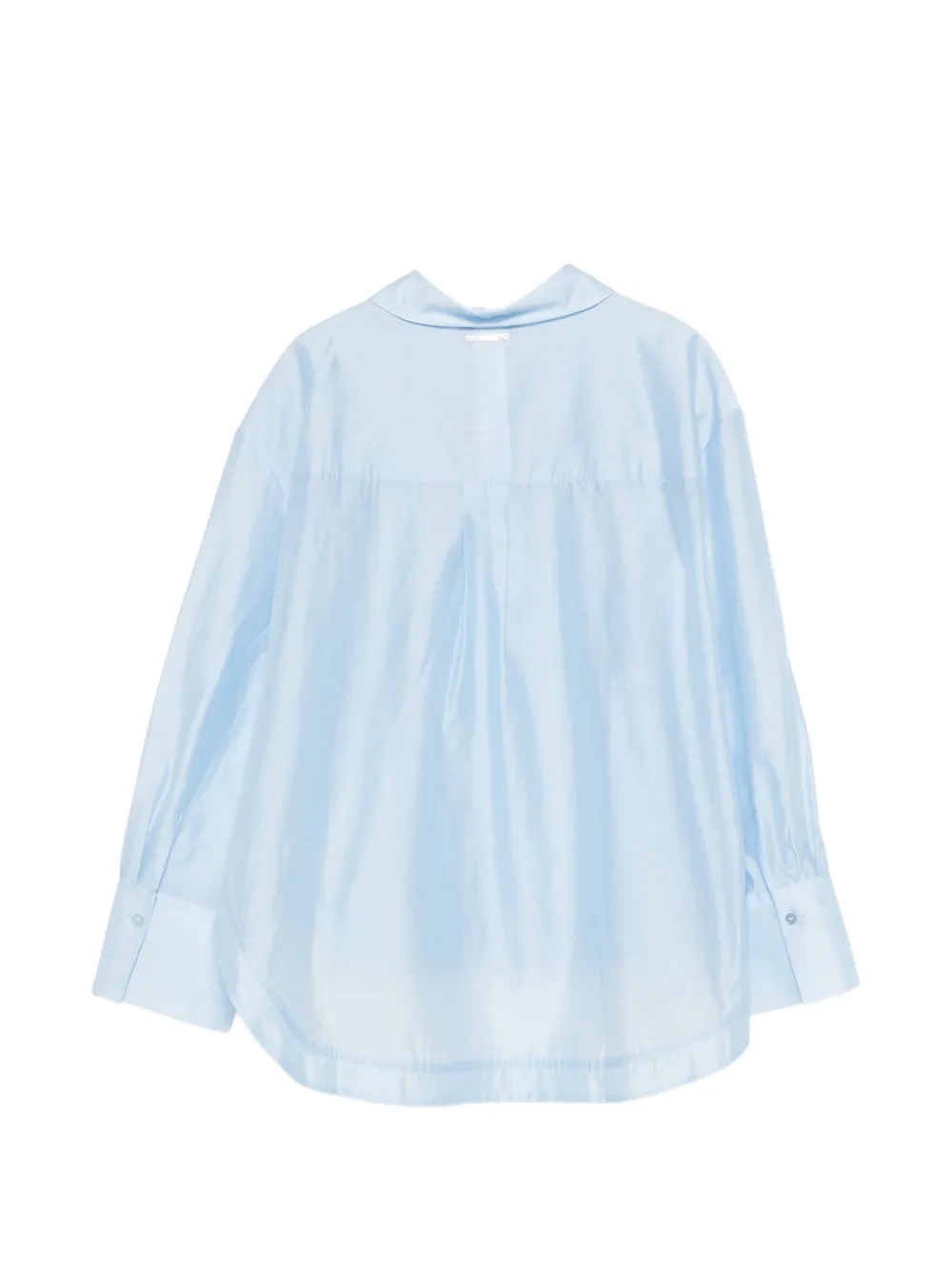 Рубашка с длинными рукавами и оборками Twinset Kids, синий — фото 2