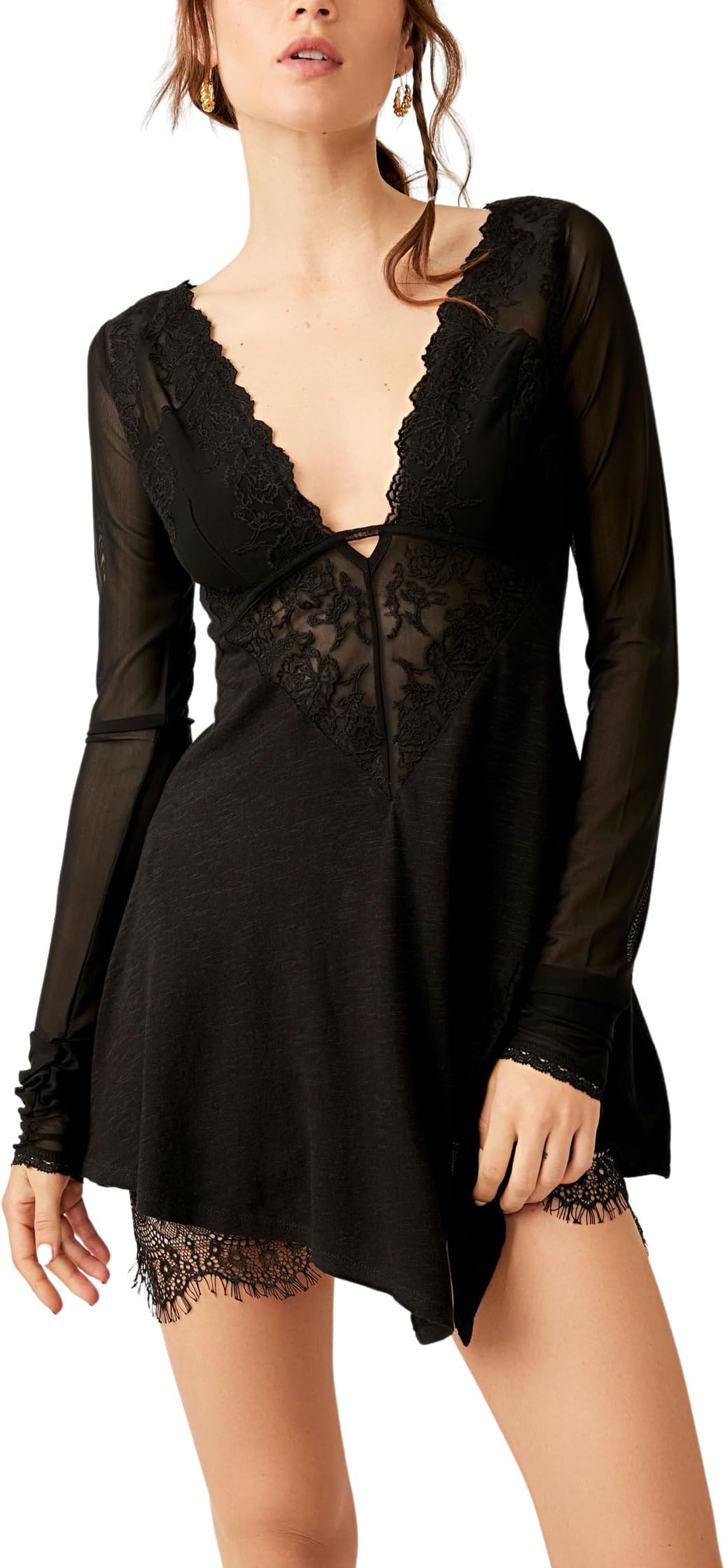 

Топ Free People Rendezvous Top, цвет Black Combo