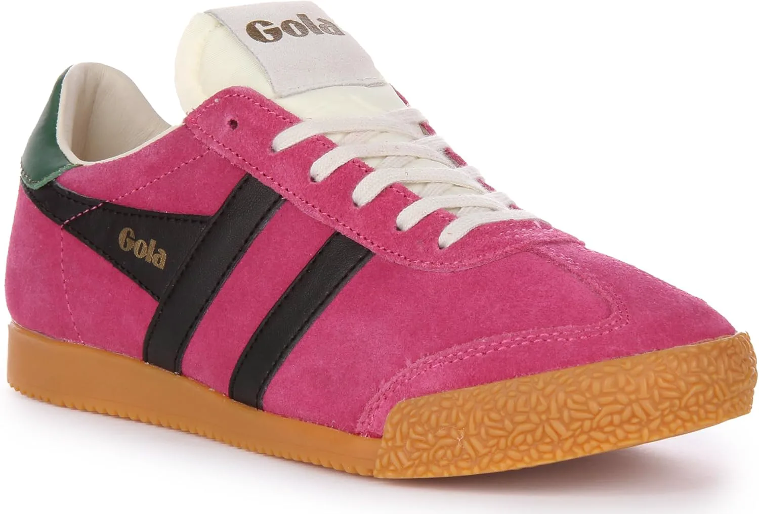 

Женские кроссовки Gola Elan, фуксия/черный/зеленый