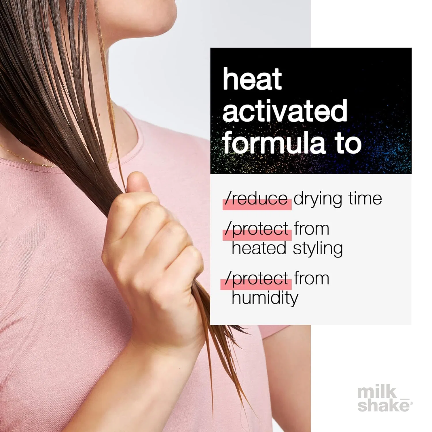 Термозащитный спрей для укладки «Amazing Lifestyle Amazing Clear» от Milkshake Milk_Shake — фото 3