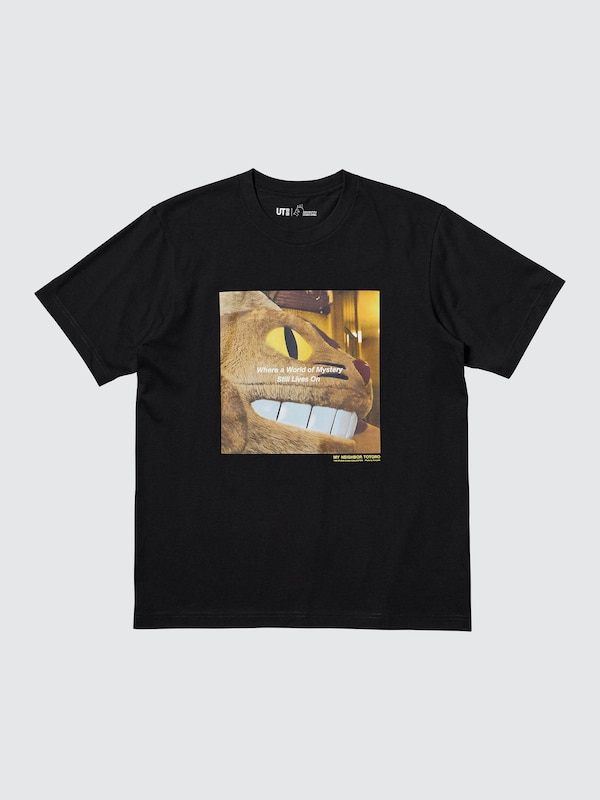 Футболка UT с графикой Studio Ghibli Uniqlo, 09 black — фото 4
