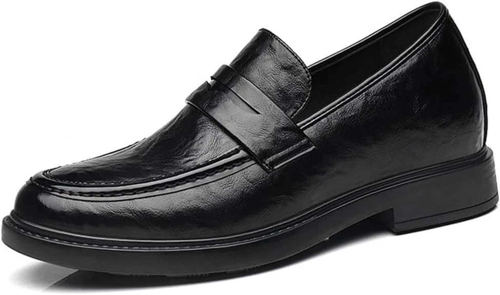 Лоферы кожаные классические формальные, 2.36inchs(6cm) YGCEEIA