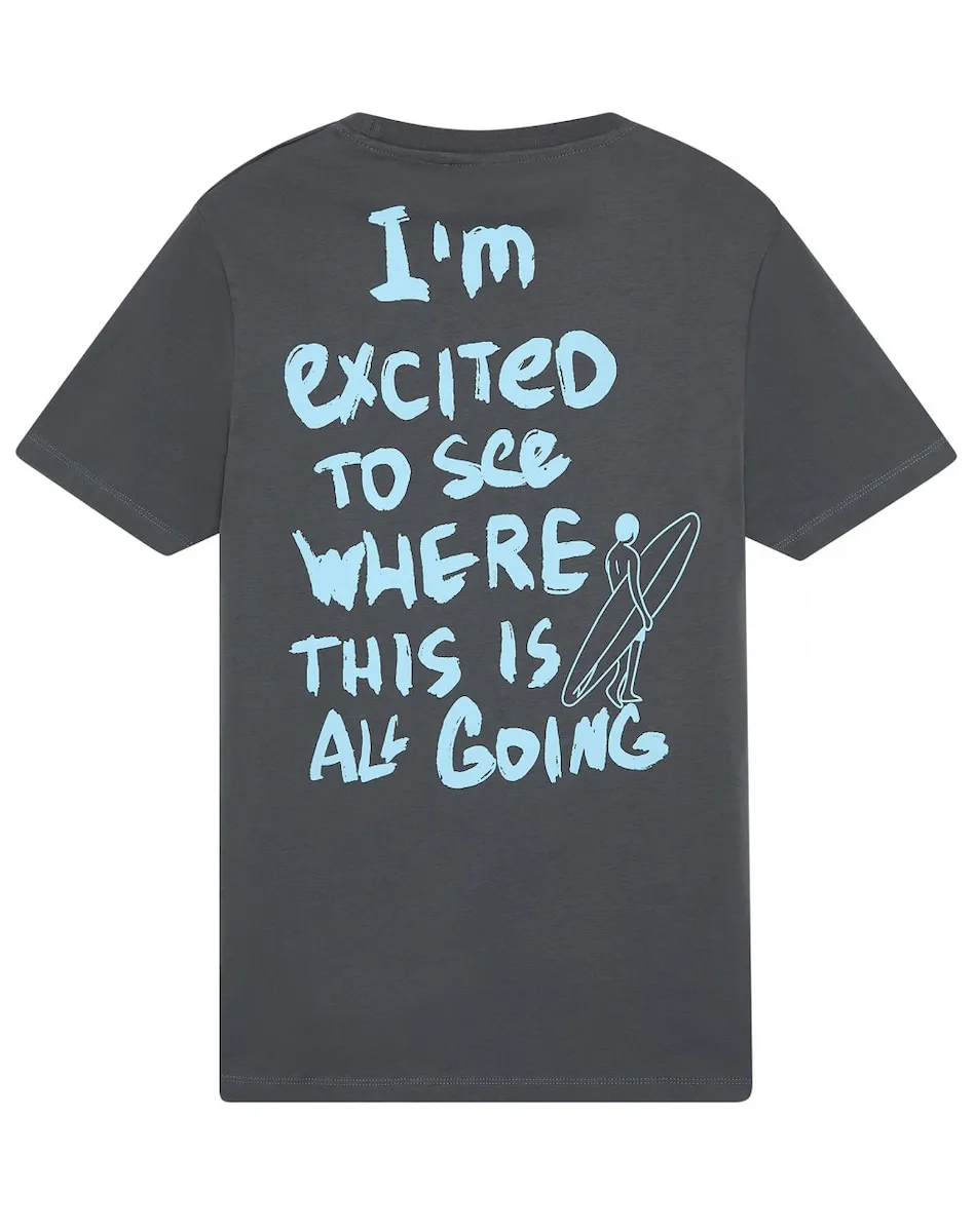 

Мужская футболка с принтом прямая Skydiver, черный