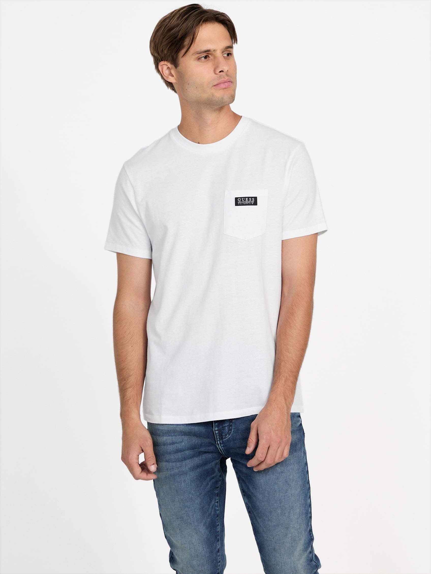 

Футболка Eco Steve Pocket Guess Factory, цвет pure white