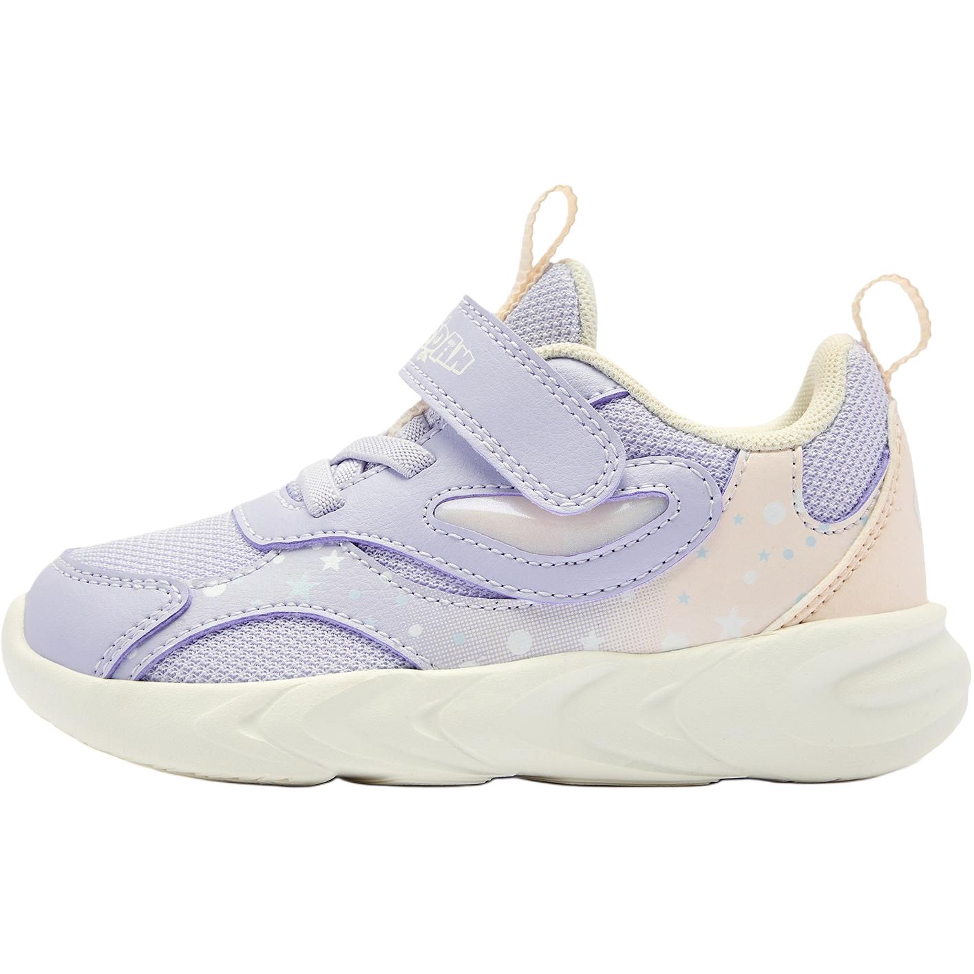 

QIAODAN Антискользящие износостойкие низкие туфли для малышей фиолетово-розовые