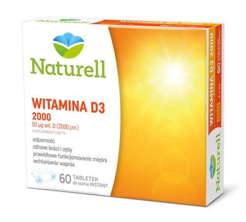

USP Zdrowie, Naturell Витамин D3 2000, 60 таблеток