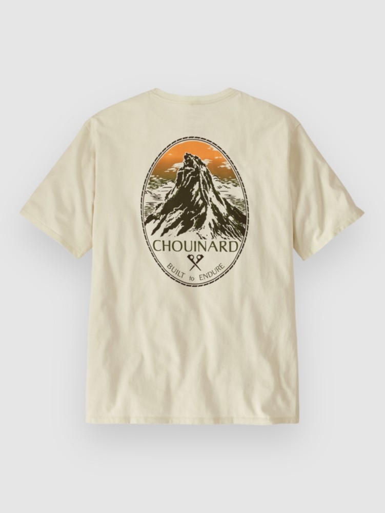 

Футболка Patagonia Chouinard Crest Pocket Responsibili T-Shirt, birch white