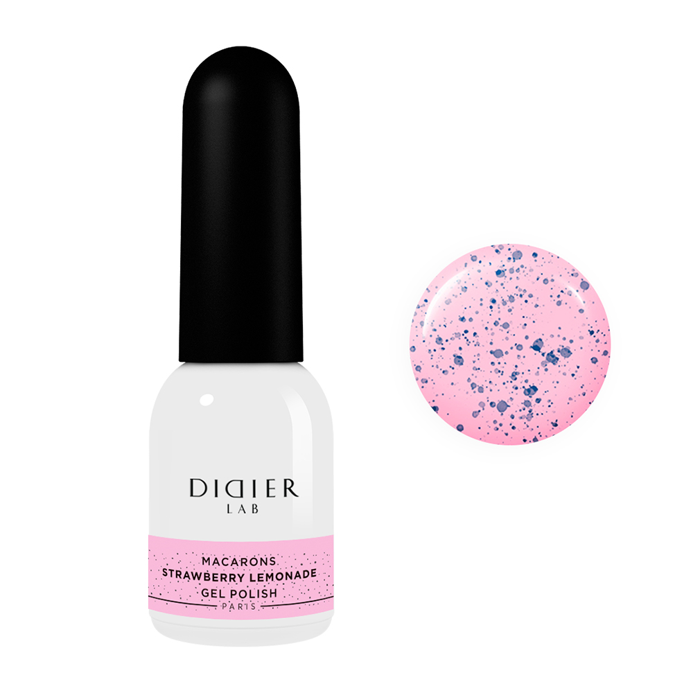 

Гель-Лак для ногтей macarons gel polish Didier Lab, цвет strawberry lemonade, 10 мл
