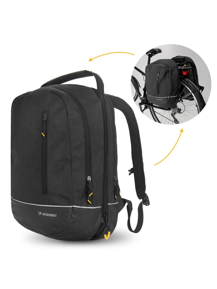 

COFI 1453 Велосипедная сумка-рюкзак 2-в-1 30 л, черная