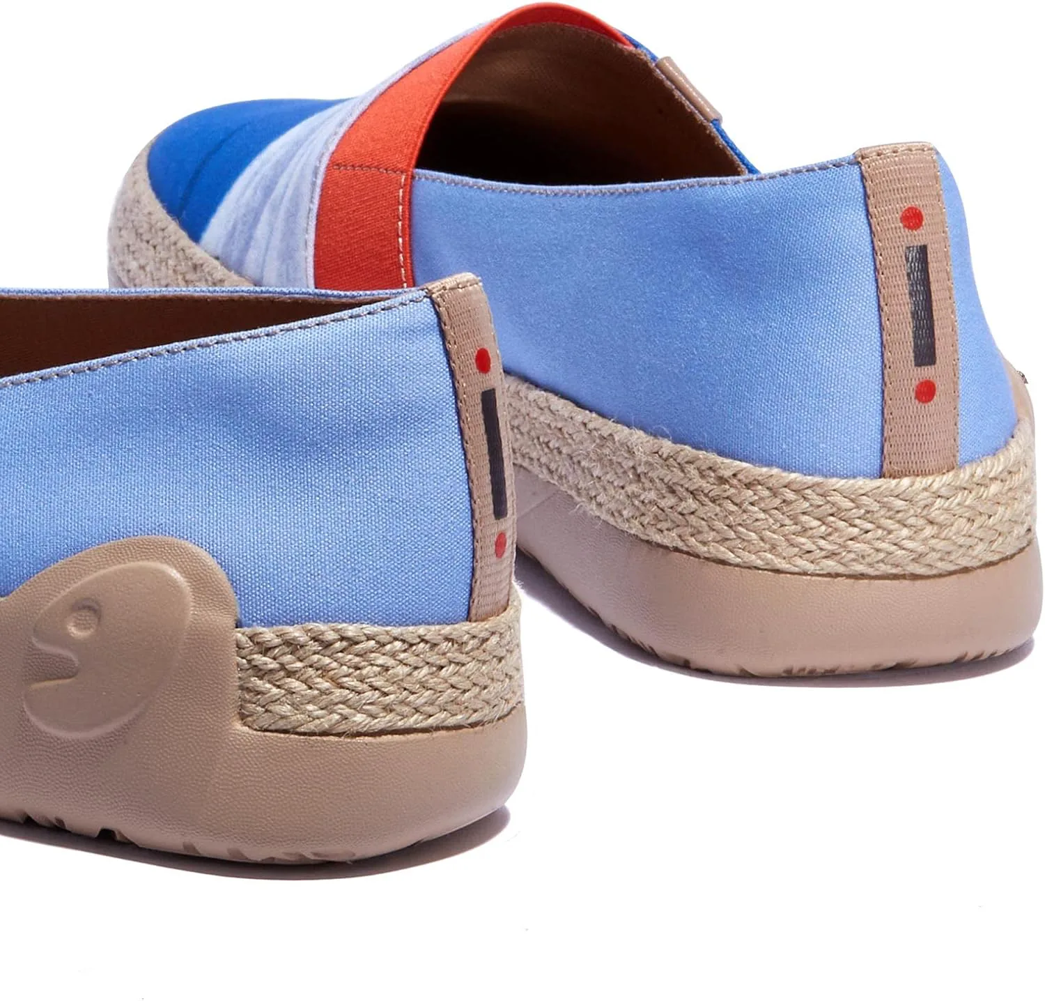Мужские эспадрильи UIN Slip Ons - легкие прогулочные повседневные лоферы, удобные, с ручной росписью, серия Marbella — фото 4