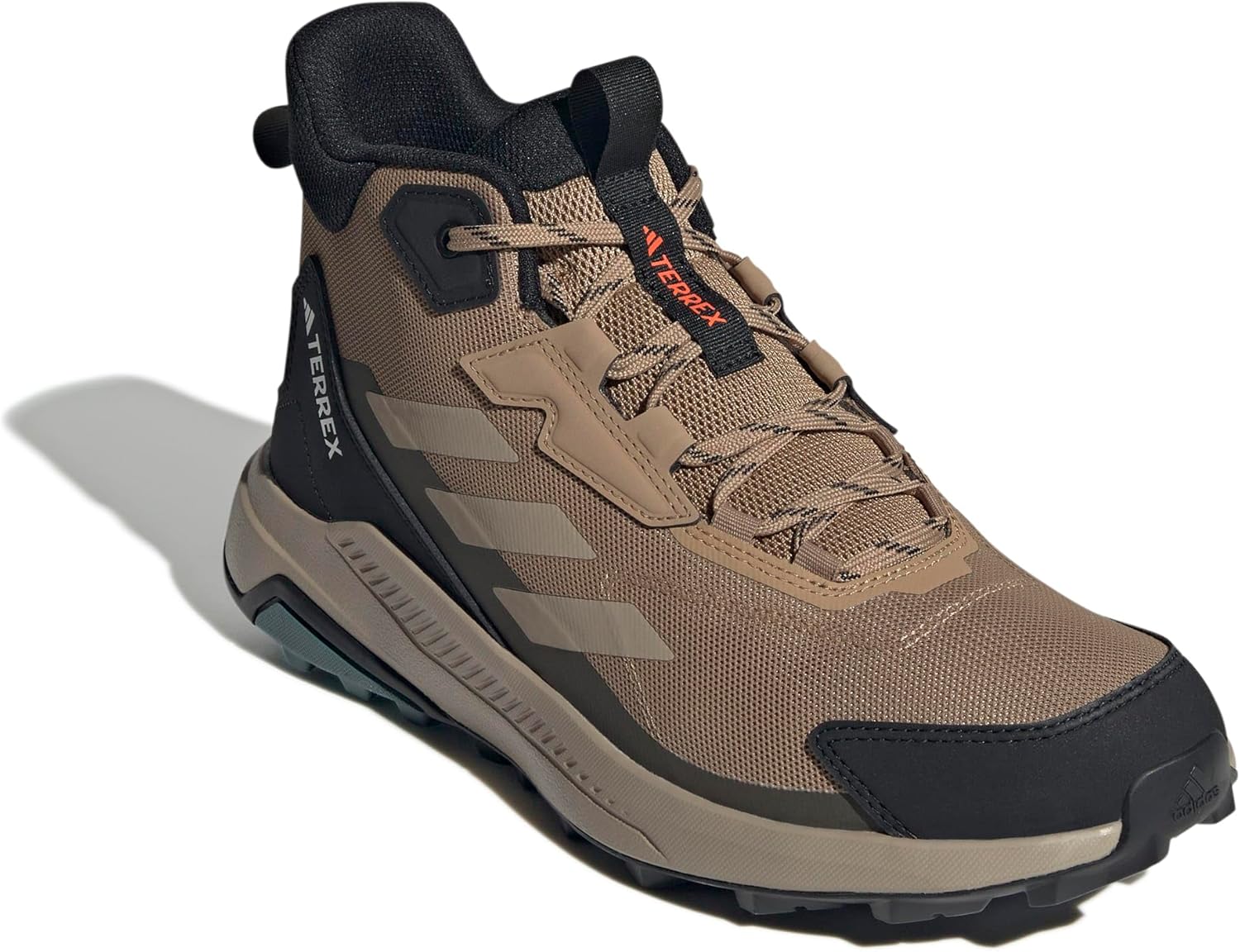 Мужские походные ботинки adidas Terrex Anylander Mid Top Rain.Rdy, Cardboard/Blanch Cargo/Shadow Olive — фото 4