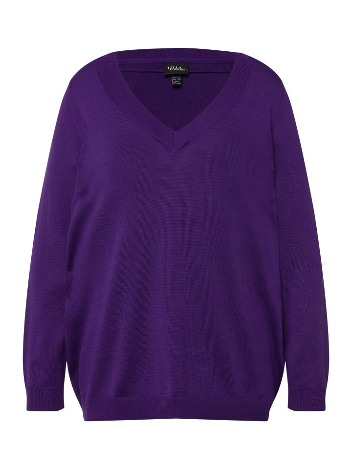 

Пуловер Ulla Popken Pullover, цвет tiefes violett