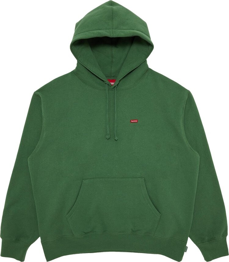 

Толстовка Supreme Small Box Hooded 'Dusty Green', зеленый