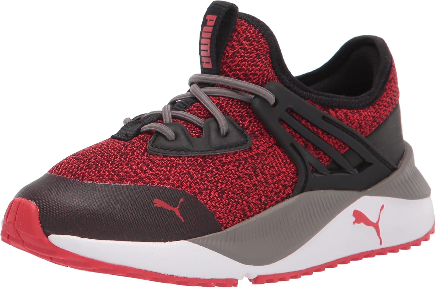 

Кроссовки Puma для детей и подростков Pacer Future Slip-on, черный/красный