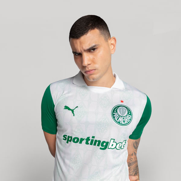 

Мужская футбольная майка Se Palmeiras Torcedor '25 Away Puma, белый