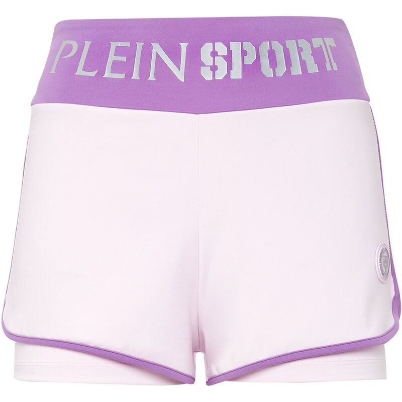 

Шорты с шортами для бега Plein Sport, цвет lila