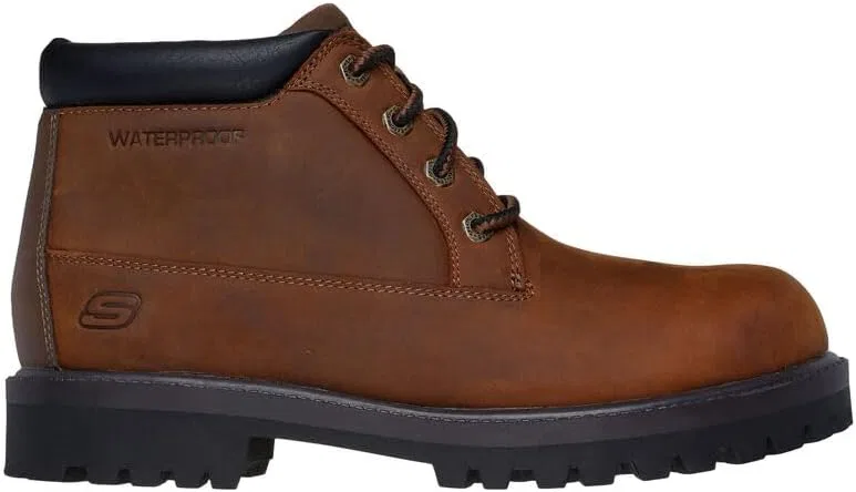Мужские ботинки Skechers USA Herren Sergeants-Thaxter Chukka-Stiefel Skechers USA Men's, Ch Dark Brown — фото 2