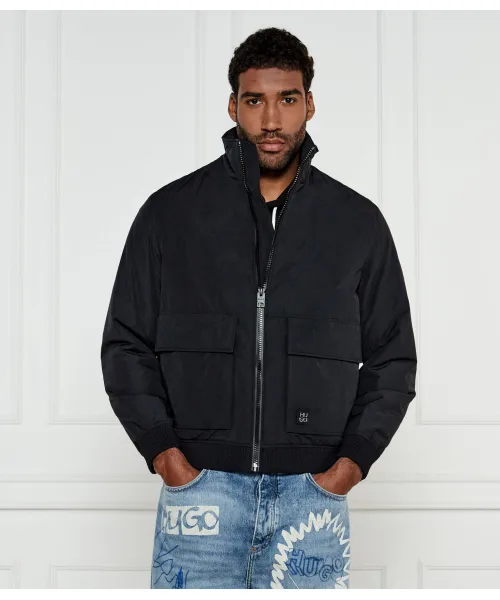 

Бомбер beren2511 Regular fit Hugo, черный