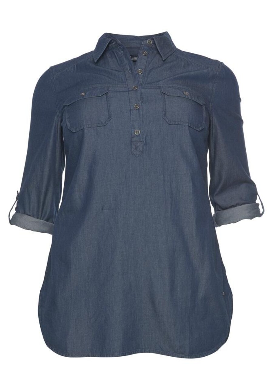 

Длинная блузка ARIZONA Blouse, синий деним