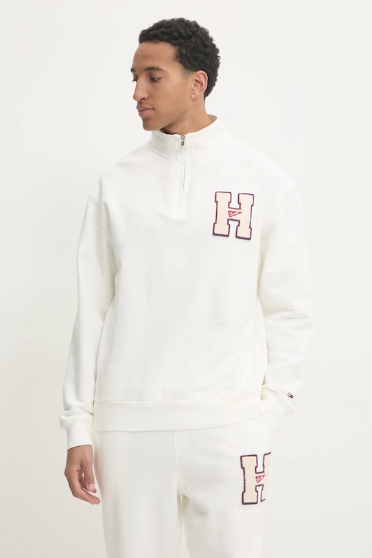 

Хлопковая толстовка Tommy Jeans, бежевый