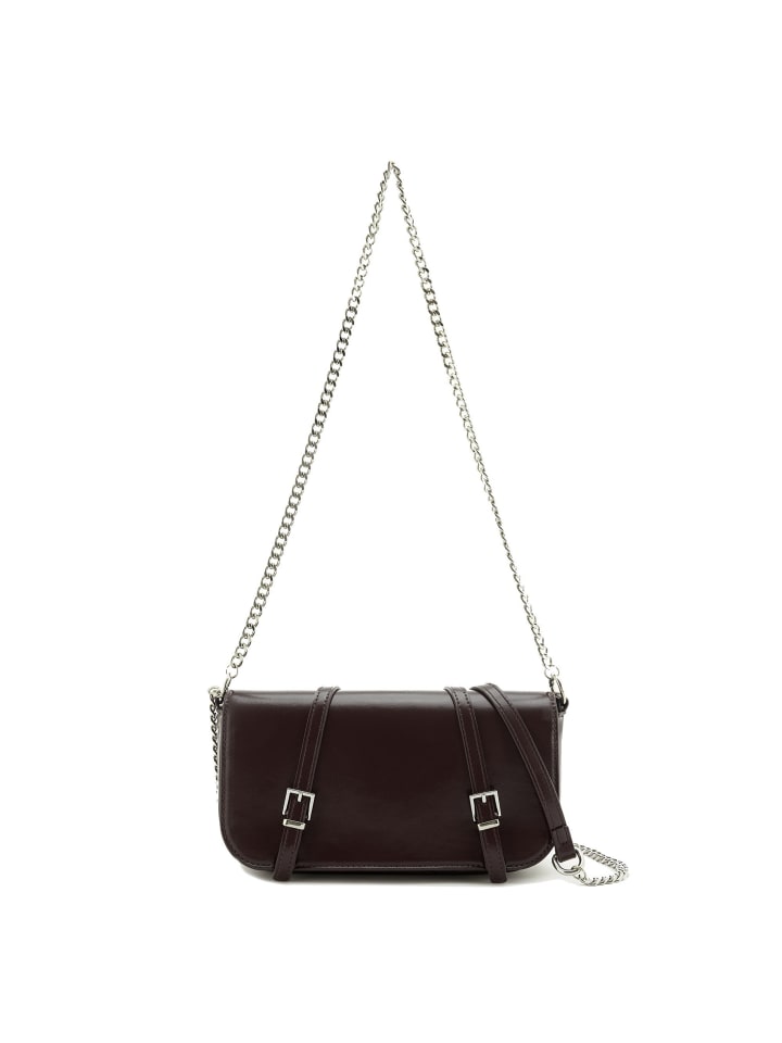 

Сумка через плечо Delary 22 см в цвете темный шоколад Seidenfelt