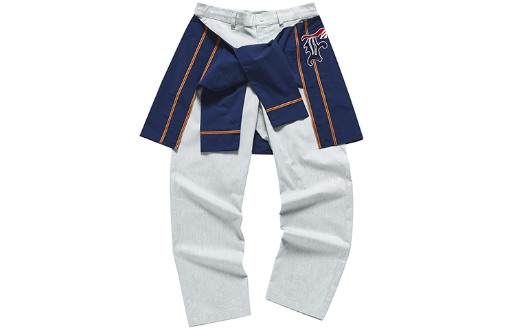 

X FACETASM Повседневные брюки мужские Heather Gray FILA FUSION