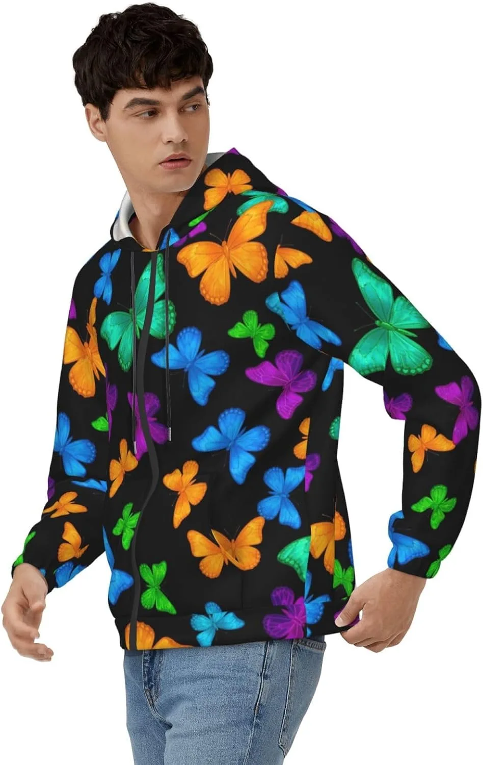 

Мужская толстовка с капюшоном и карманами KATVEESC