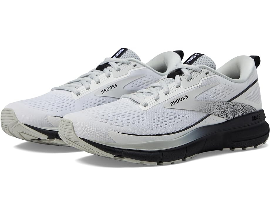 

Кроссовки Brooks Trace 3, цвет White/Black/Oyster