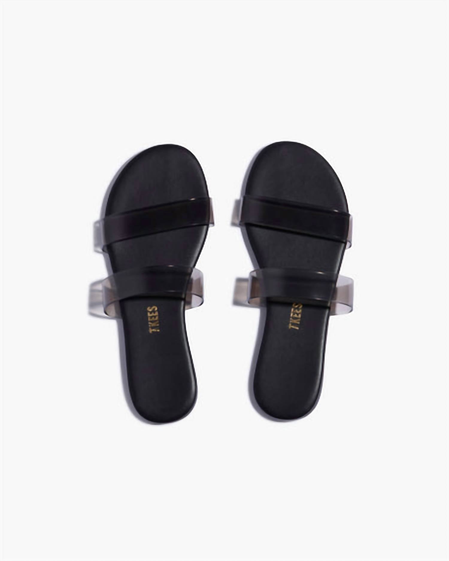 Women's Alexa Clears Flats In Black TKEES