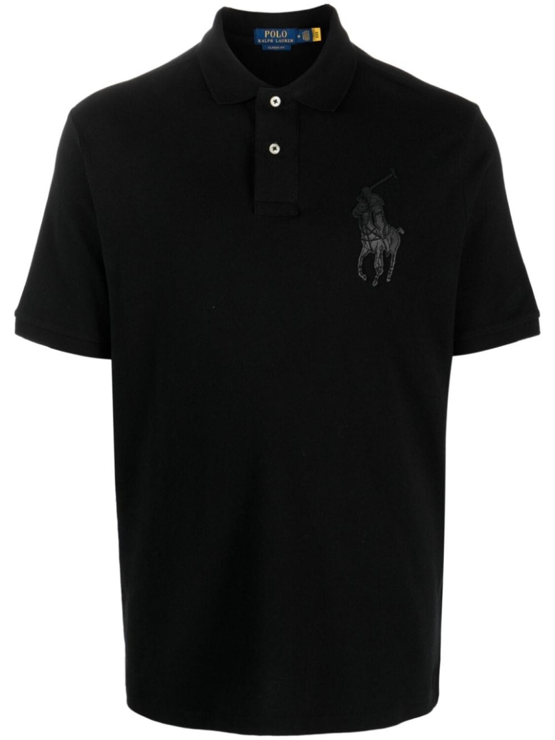 

Polo Ralph Lauren рубашка поло с нашивкой Polo Pony, черный