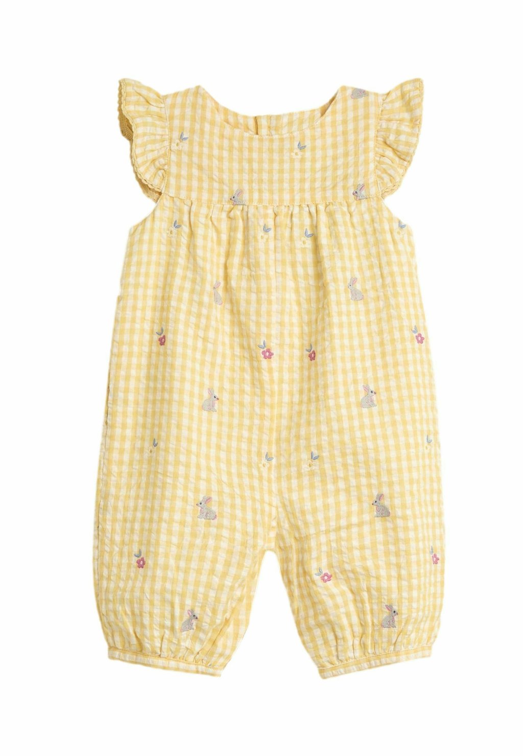 

Комбинезон REGULAR FIT - PRETTY RUFFLE SHOULDER EMBROIDERED JoJo Maman Bébé, желтый