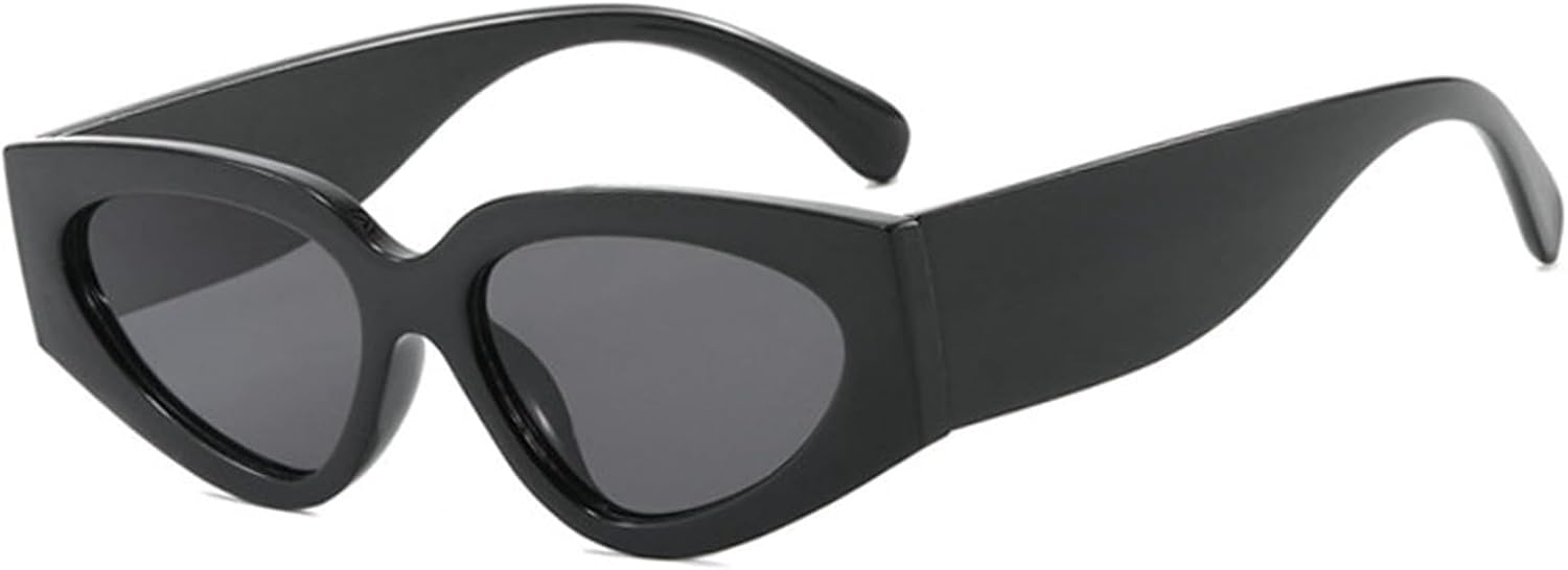 

Винтажные женские солнцезащитные очки «кошачий глаз» Willochra, винтажные маленькие треугольные солнцезащитные очки для мужчин, черные очки для активного отдыха, защита от ультрафиолета UV400, C5