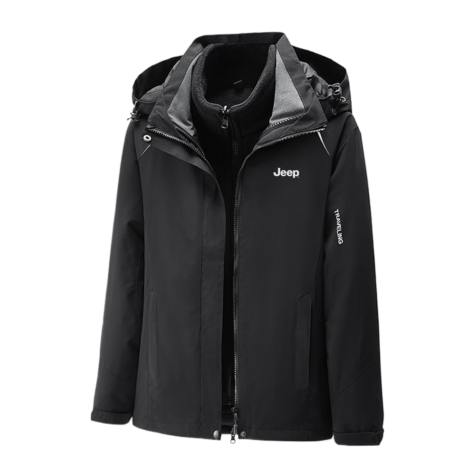 

Jeep Ветровка Unisex, Women's Black (Letter Version)