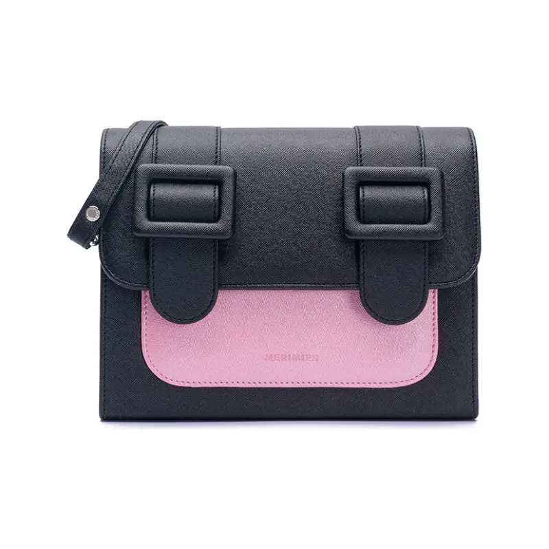 

MERIMIES Сумка через плечо, Black & Pink Montage Black & Pink Multicolor