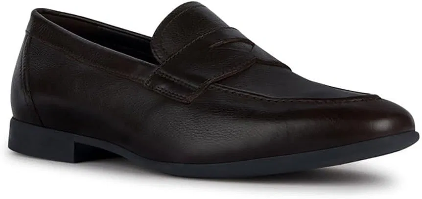 Туфли Geox Men's U Sapienza Aloafer, Dark Brown — фото 4