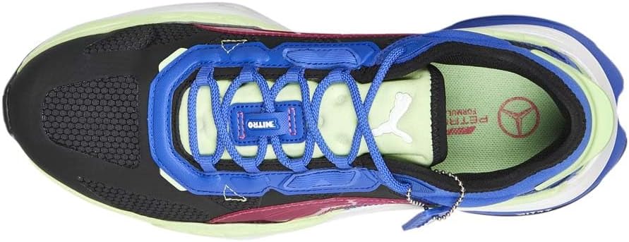 Мужские кроссовки PUMA Mapf1 Extent Nitro с шнуровкой, повседневные - черные — фото 4