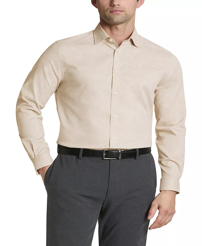 

Мужская классическая рубашка Slim Fit Michael Kors, коричневый/бежевый