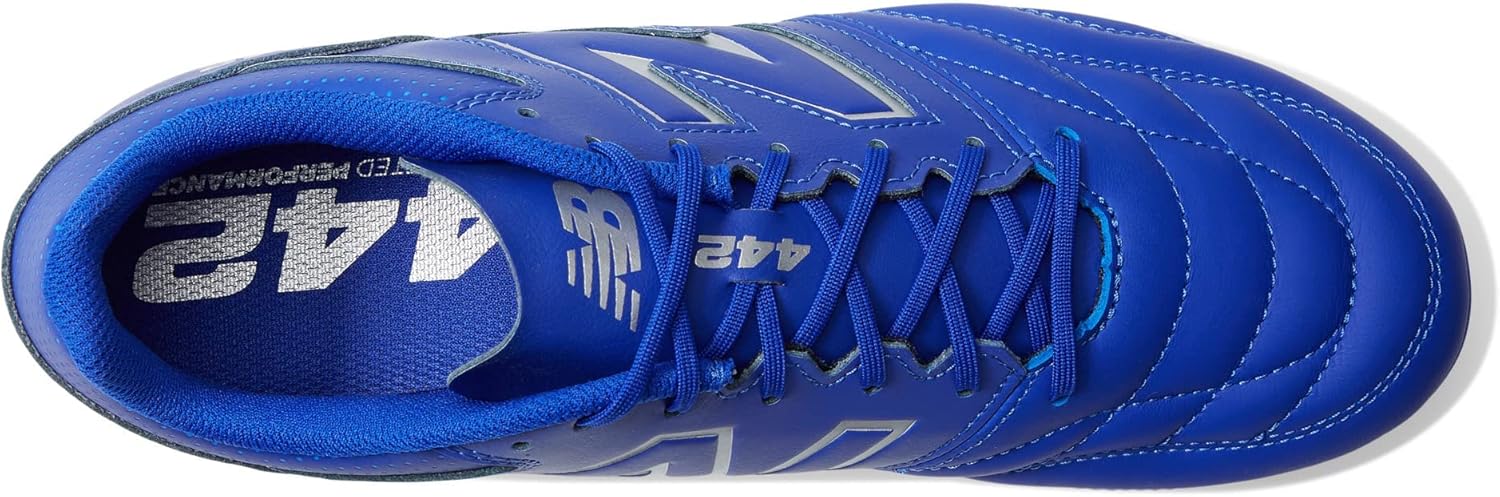 Футбольные бутсы New Balance Men's 442 V2 Team FG, сине-белый — фото 3
